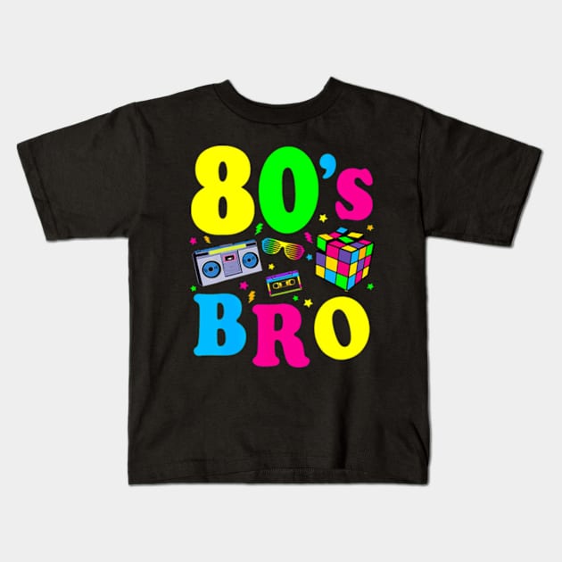 This Is My 80s Bro 80's 90's Party Kids T-Shirt by Cristian Torres